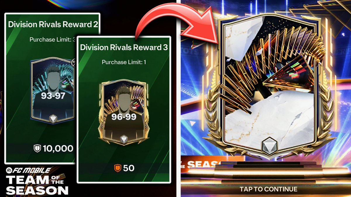 My Division Rivals Rewards | Subscriber's Crazy Pack Luck in FC Mobile!! 🔥🤯 #FCMobile New Video is OUT 🎦 youtu.be/Pc4nFFBcabo?si… RT APPRECIATED 🔄❤