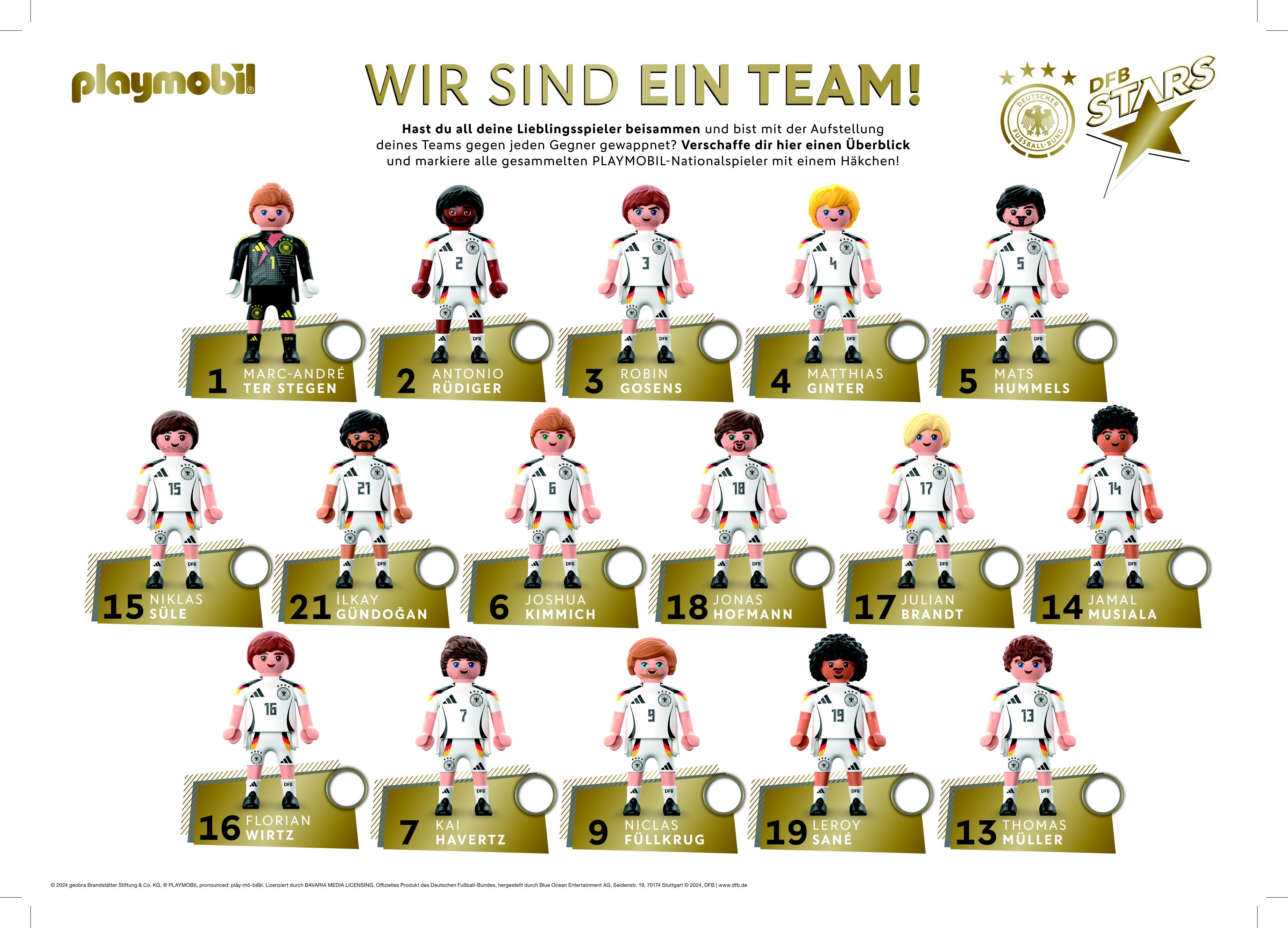 プレイモービル　ドイツ代表　1番、14番、16番　おまとめ プレイモービル ドイツ代表 1番、14番、16番 おまとめ プレイ