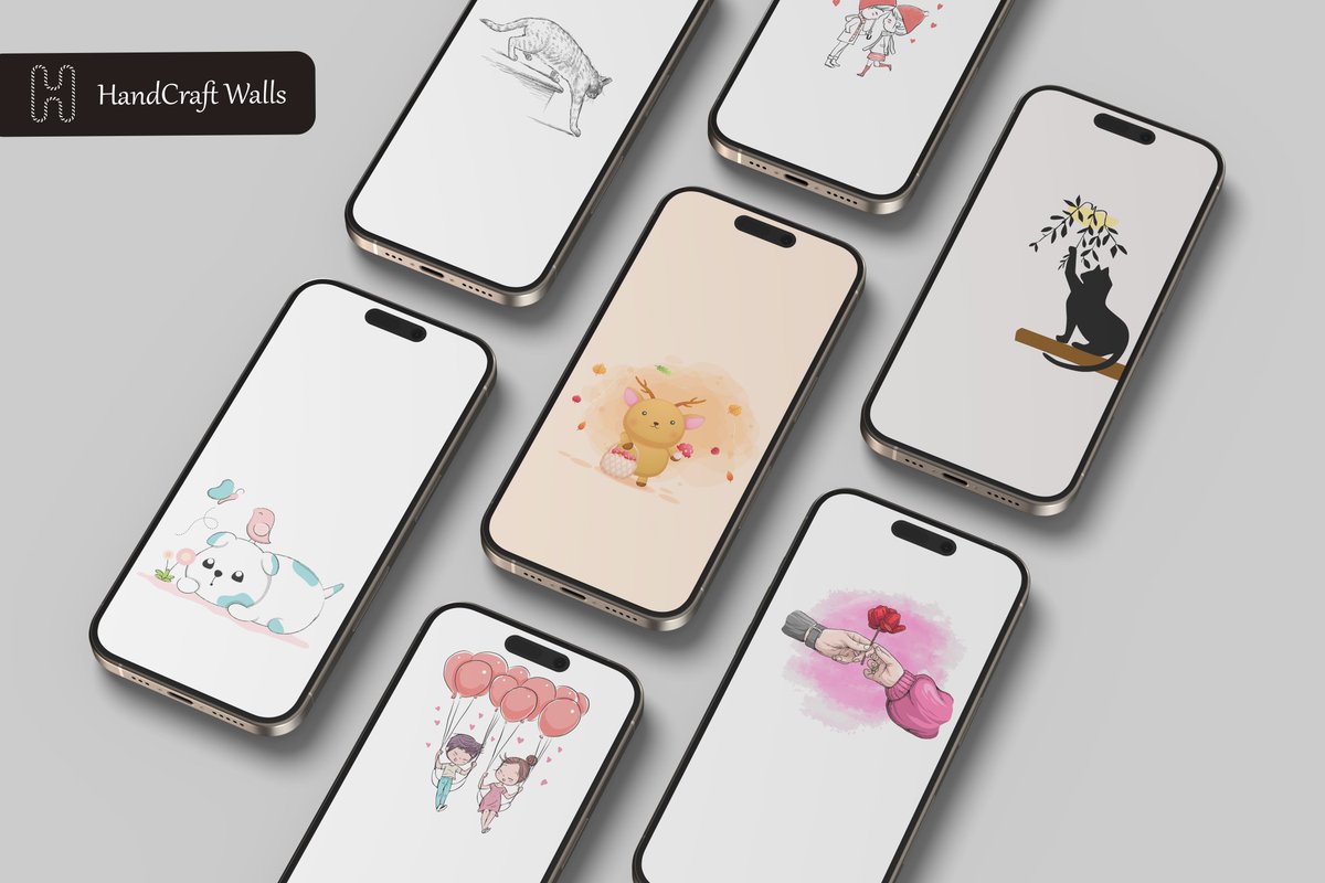 It's time to feel calm with a collection of handcrafted walls 😊 Explore +10 New Wallpaper added to 𝐇𝐚𝐧𝐝𝐂𝐫𝐚𝐟𝐭 𝐖𝐚𝐥𝐥𝐬 Play Store - bit.ly/HandCraft-Walls iOS User - bit.ly/Handcraft-Ios Like ❤️ Retweet