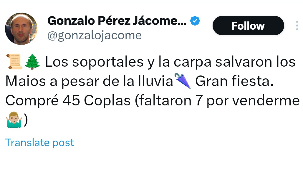 Non, non fuches ti quen salvou os maios instalando unha carpa e cambiando a ubicación.

Os centos de persoas que cederon o seu tempo, traballo e enxeño son os que salvaron a festa. Coma sempre.