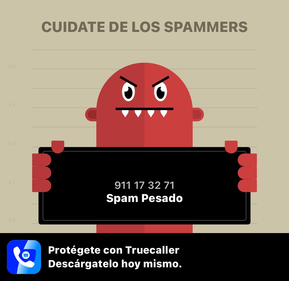 ¡Truecaller me salvó de este spammer! Protégete ahora:
tc.onelink.me/571208033/c9sx… #SpamShame