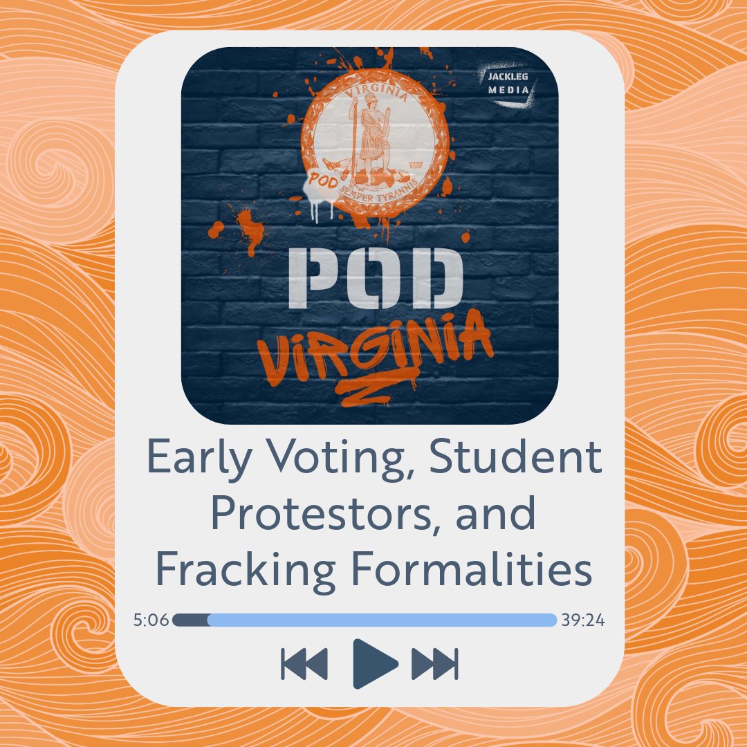 VA Republicans initially opposed, but now embrace early voting State police crackdown on pro-Palestinian protest at VA Universities Governor Youngkin backs police amid student arrests EPA tightens rules on fossil fuels That & more on the latest PodVA apple.co/4b6lVhj