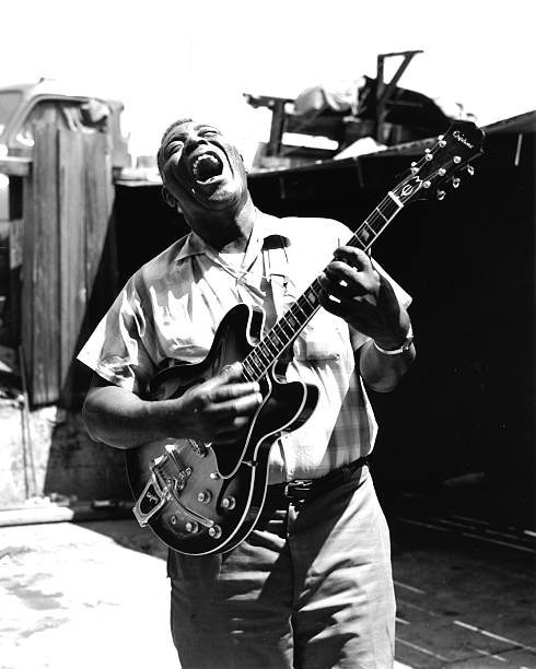 Howlin' Wolf
San Francisco, 1968. 
Photo by ©Sandy Guy Schoenfeld