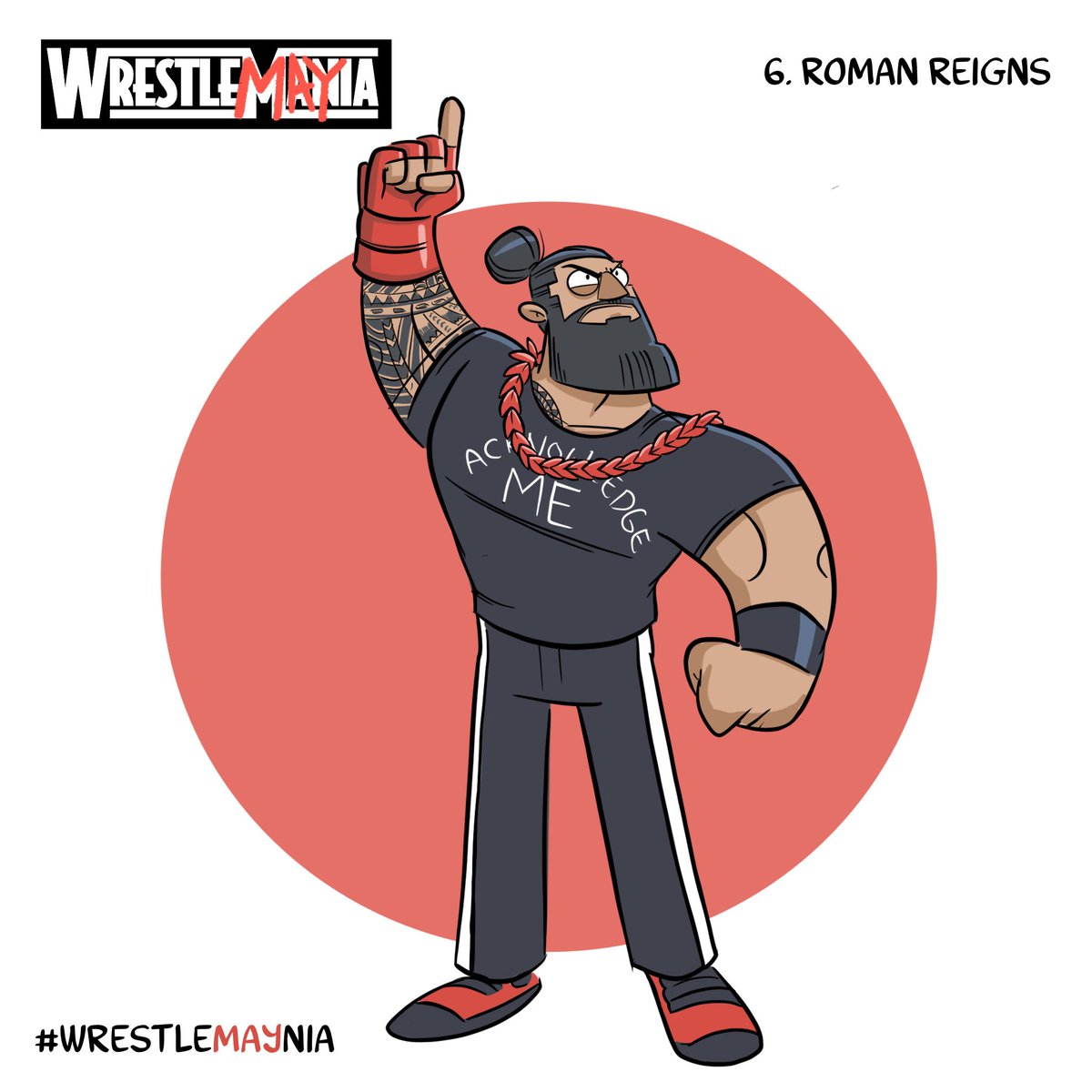 #wrestleMAYnia day 6: step upon the island of relevancy and acknowledge your tribal chief, Roman Reigns!

#romanreigns #bloodline #headofthetable #tribalchief #wee #wwf #iwc #wrestling #prowrestling