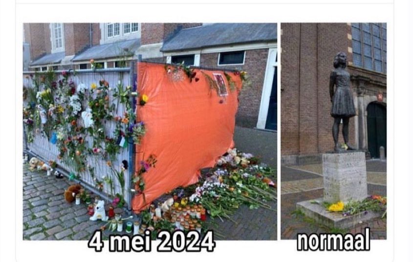 On Holocaust Remembrance Day I am reminded of Anne Frank, and that even in 2024 her very statute has to be hidden because of  #Antisemitism. #HolocaustRemembranceDay