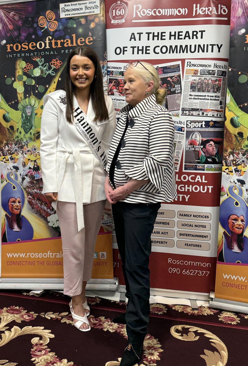 🌹🌹🌹🌹🌹Delighted to be supporting our own Mikayla Martin as the Hannons Hotel Rose for this years Roscommon Rose selection.  Best wishes to all @HannonsHotel  #theheartofhospitalityroscommon @roscommonrose #roseoftralee
@RoseofTralee_  #roscommon 🌹🌹🌹🌹🌹
