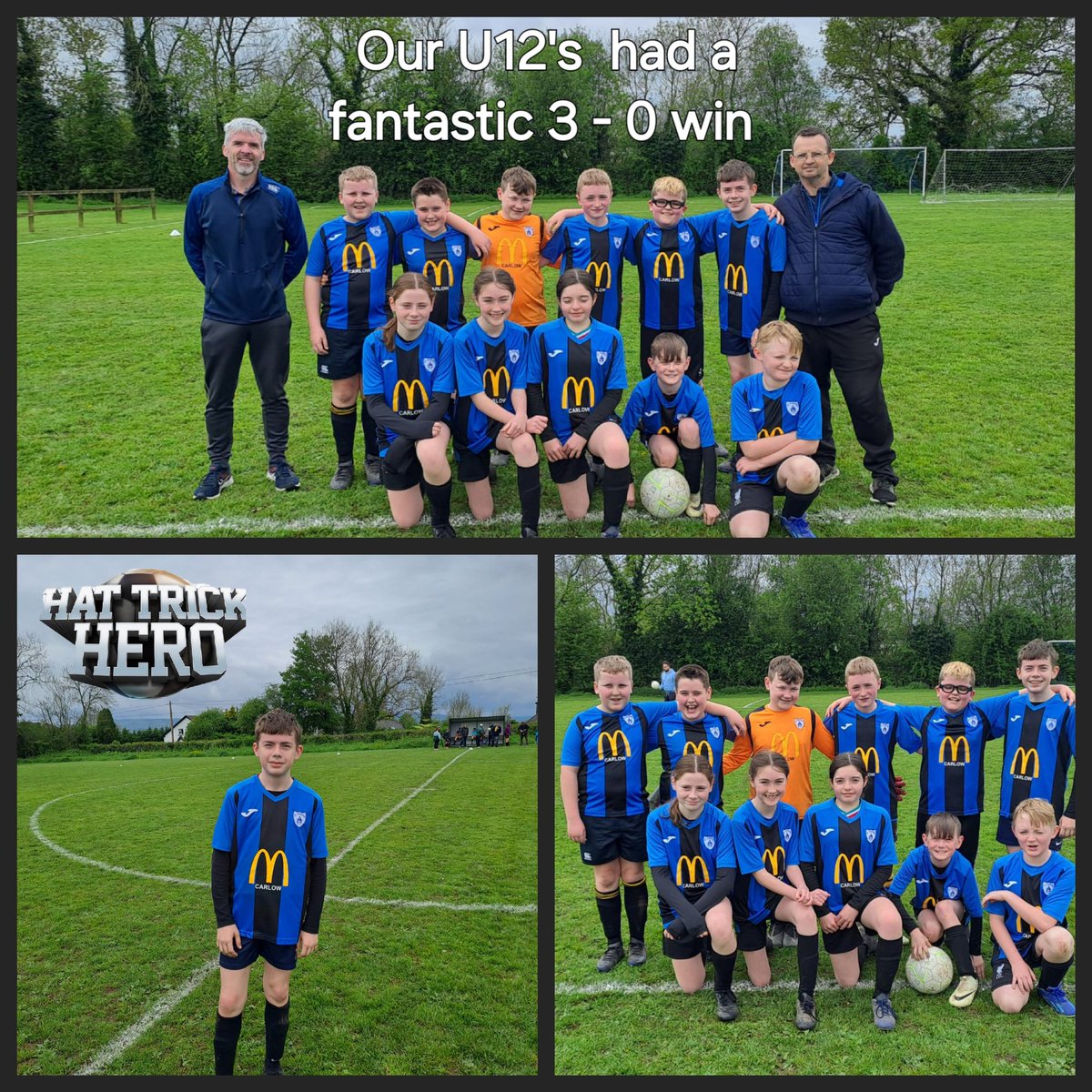 Great result for our under 12s this morning beating Parkville and now into a cup semi final . Well done 👏 💙🖤 @TinrylandNS @bennekerryns @FAICarlow @carlowjuvsoccer