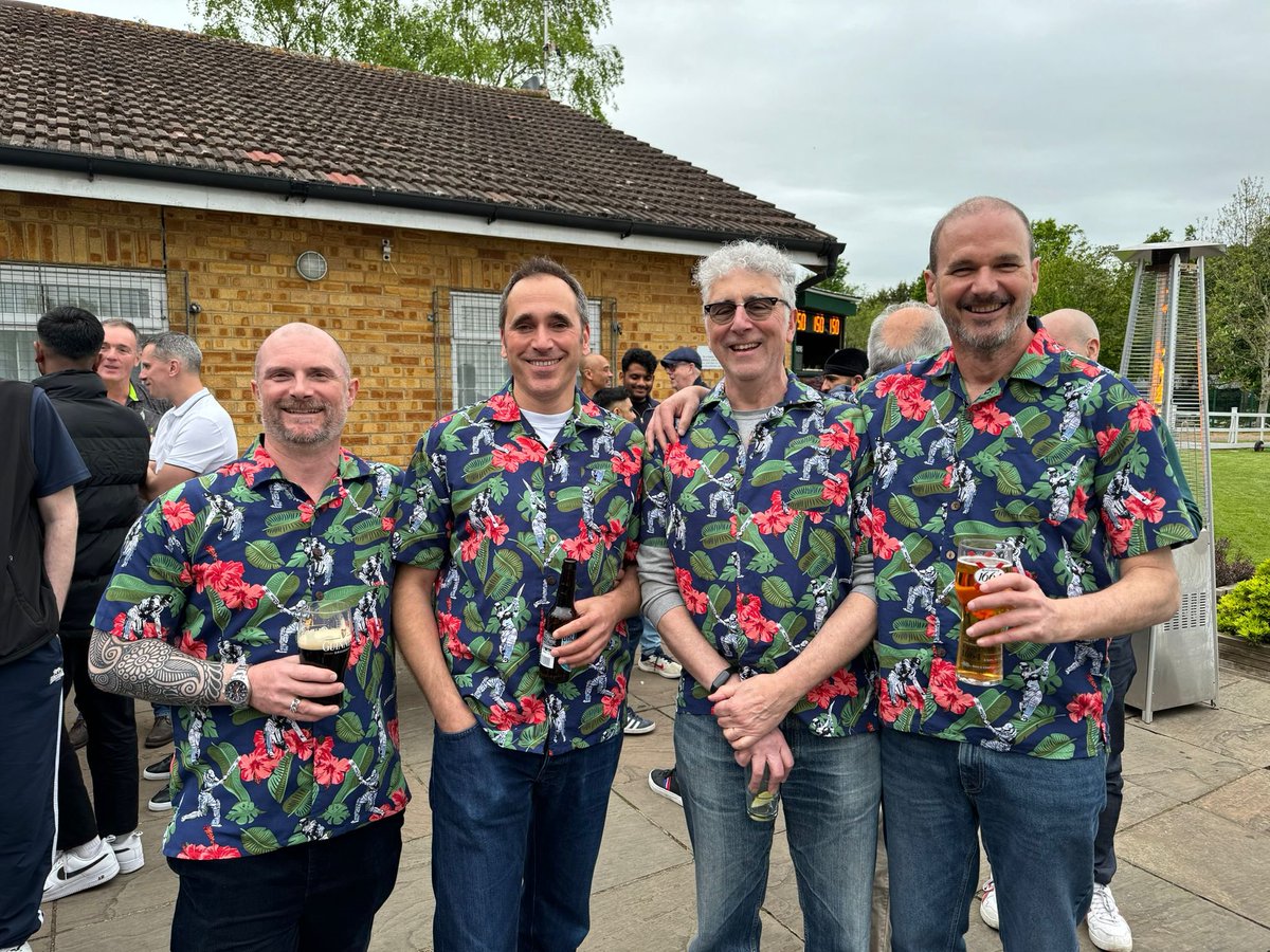 Joe Nickel (@pointyconehead) on Twitter photo Yesterday was <a href="/crouchendcc/">Crouch End Cricket</a>'s 150th anniversary party. It was much fun. Everyone who came in the same shirt had to arrange themselves in height order Yesterday was <a href="/crouchendcc/">Crouch End Cricket</a>'s 150th anniversary party. It was much fun. Everyone who came in the same shirt had to arrange themselves in height order