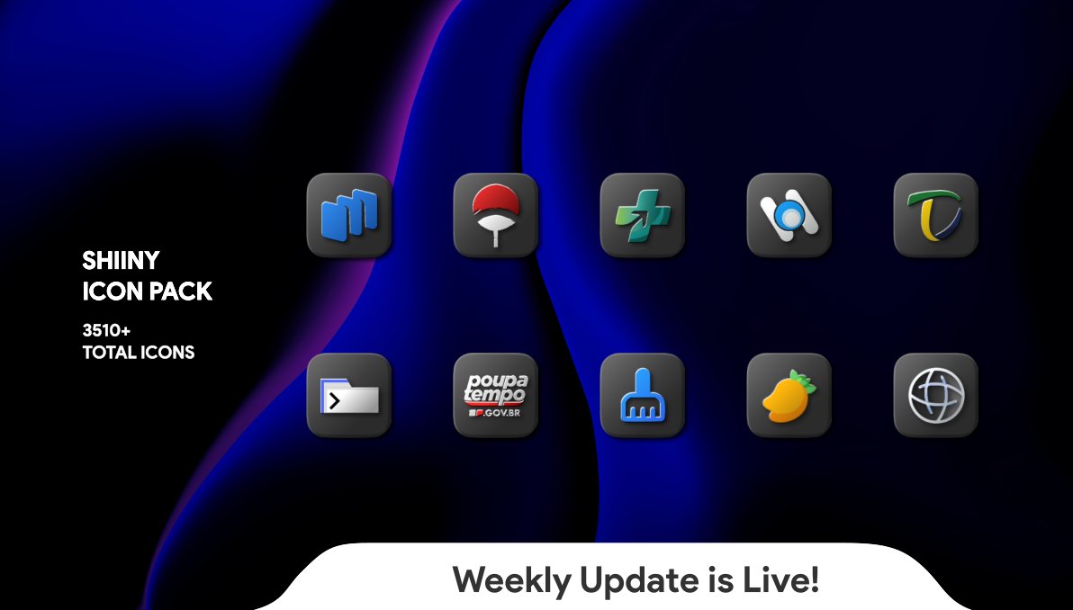 Weekly update for Shiiny is live: 🔸 Added 20 new icons! 🔸 3510 total icons now! Get it here: bit.ly/ShiinyIcons RTs and ❤️s ll be highly appreciated! Cheers peeps!