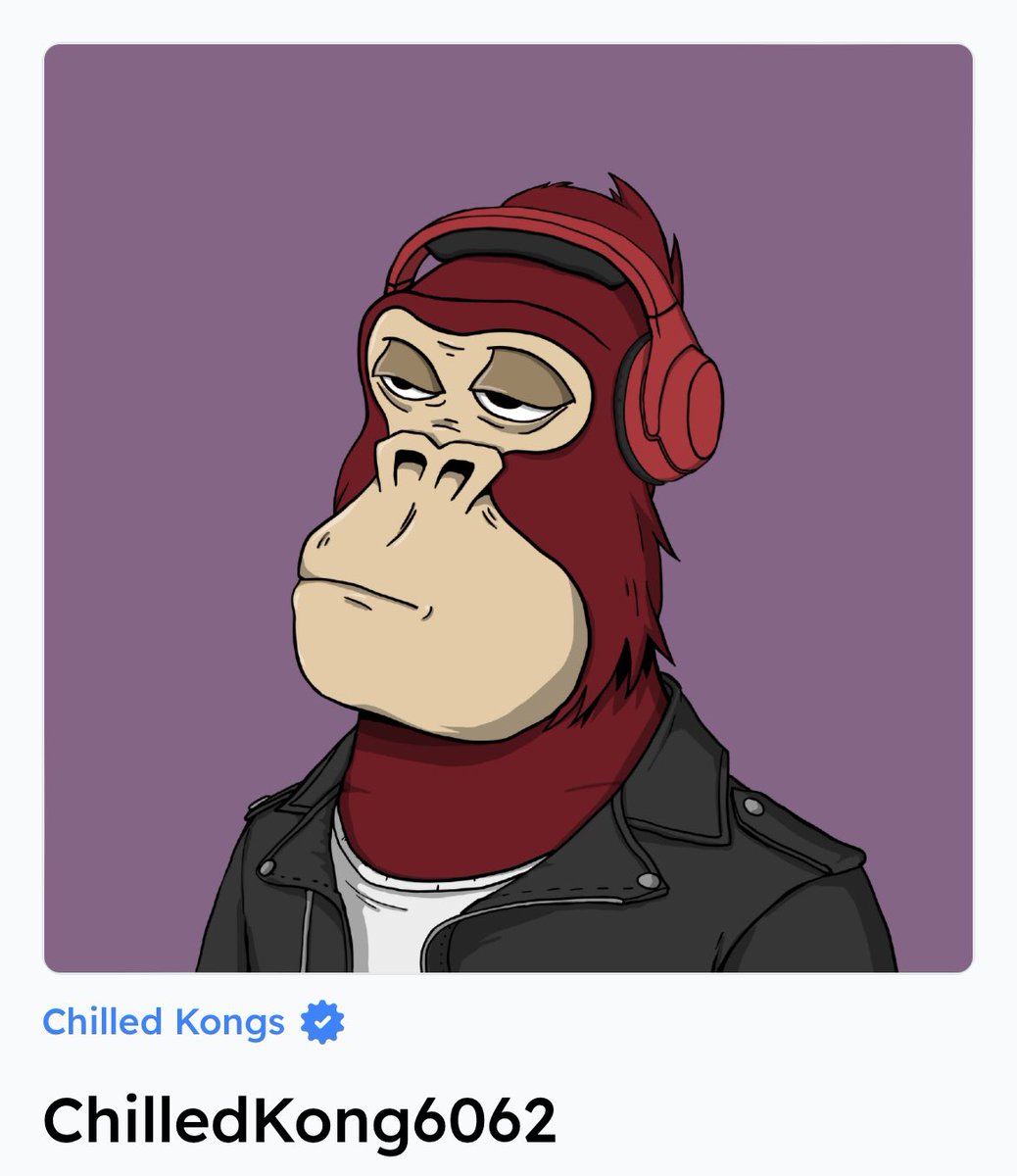 🦍Chilled Kongs' sale of the week goes to: ChilledKong6062 Sold for: ₳555 on @jpgstoreNFT 🎉Kongratulations to the buyer & seller🎉