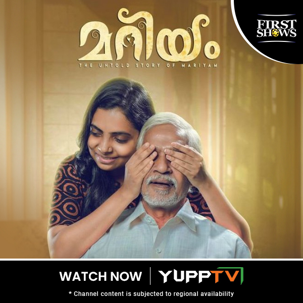 Watch #Mariyam now only on #FirstShows available with #YUPPTV @ shorturl.at/ITW35 Channel content is subjected to regional availability**