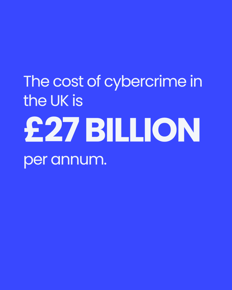 You don't want your business included in this figure - become CyberSafe now⬇️

Chat with us: eu1.hubs.ly/H08Wvwd0

Source: The Cost of Cybercrime - A Detica Report With The Office of Cyber Security and Information Assurance in the Cabinet Office

#cybersecurity  #cyberattack