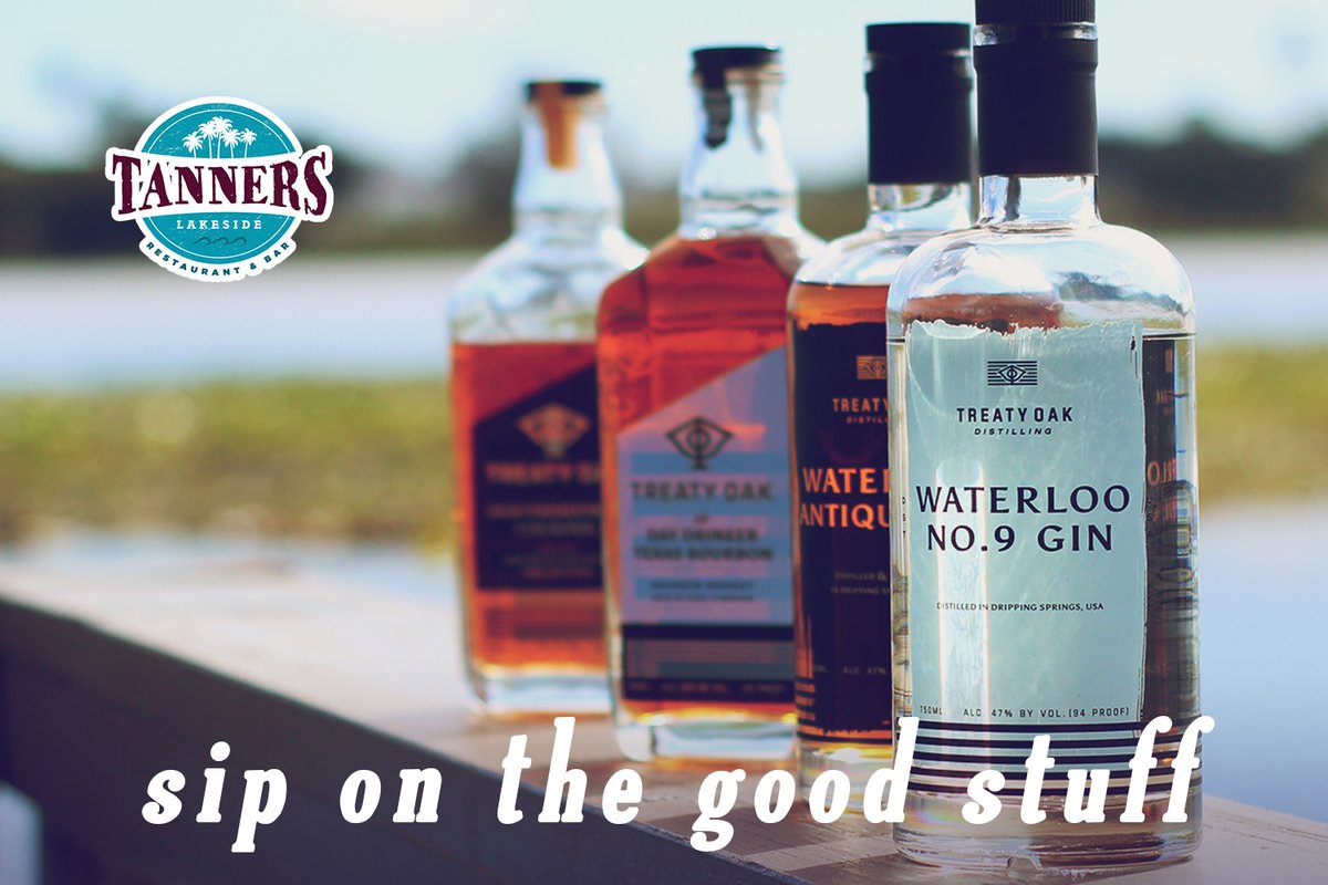 Sip on the good stuff here at Tanners Lakeside!!!