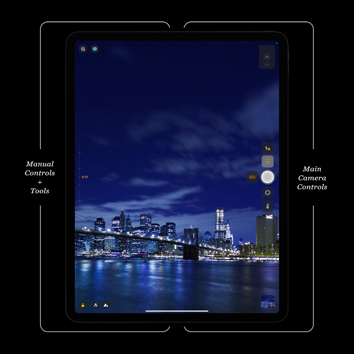 CameraMApp's tweet photo. New iPad Experience
Camera M 7.4
https://t.co/98th1ZUhN7
New two-handed control layout for better ergonomics.
#CameraM
#iPad
#iPadpro
#ManualCamera
#ShootRAW
#AppStore
#Apple https://t.co/Xok8xHJdtU