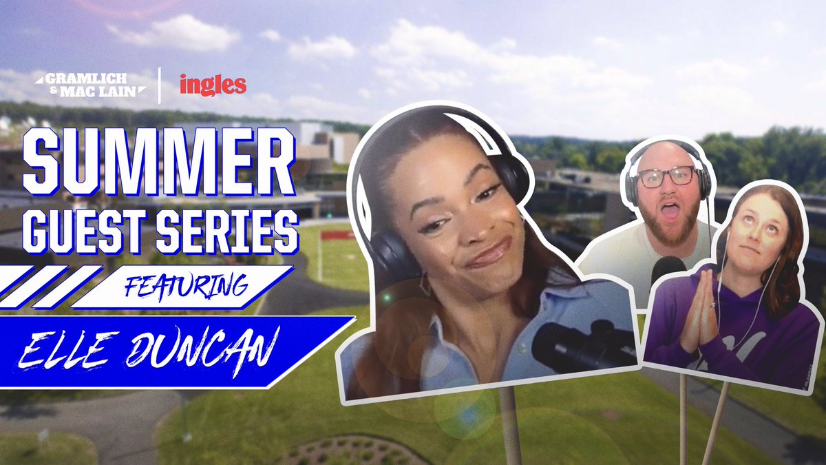 Starting off our Summer Guest Series with a BANG! The one and only ELLE DUNCAN joins the show‼️ 💅🏀 the explosion of WBB 🤰 Motherhood in this industry 🏈 #Clemson vs uga smack talk 📺 youtu.be/HDDASOm7S4A?si…