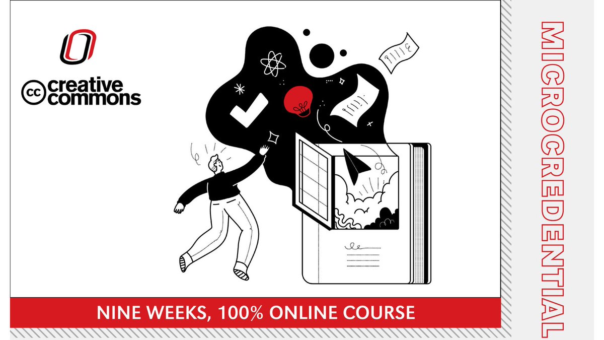 @creativecommons partnered with @UNOmaha for a new microcredential course: “Introduction to Open Educational Resources.” loom.ly/EGZw5c4 Course starts 31 May! #OER #OpenAccess #microcredential