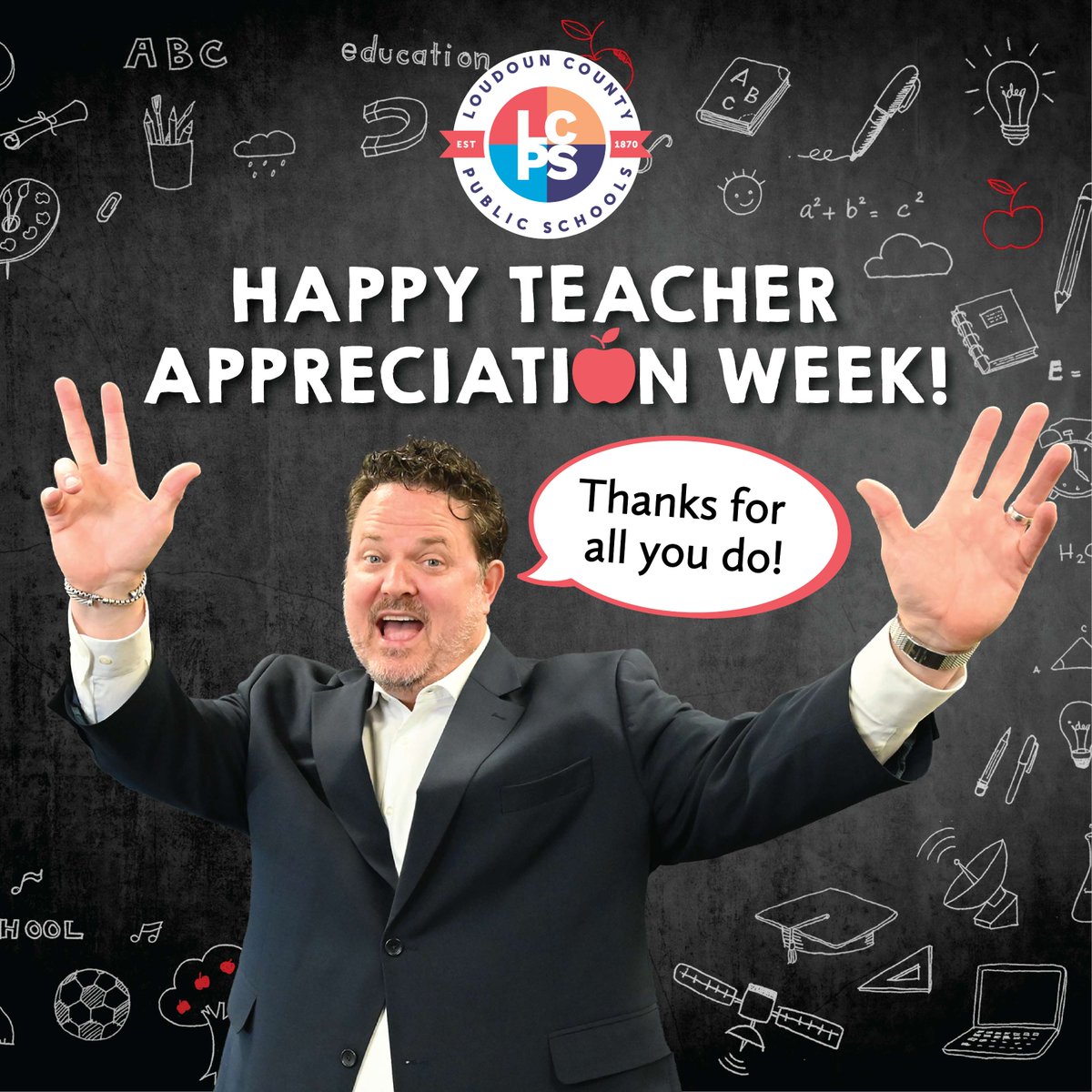 Happy Teacher Appreciation Week! #ThankATeacherLCPS