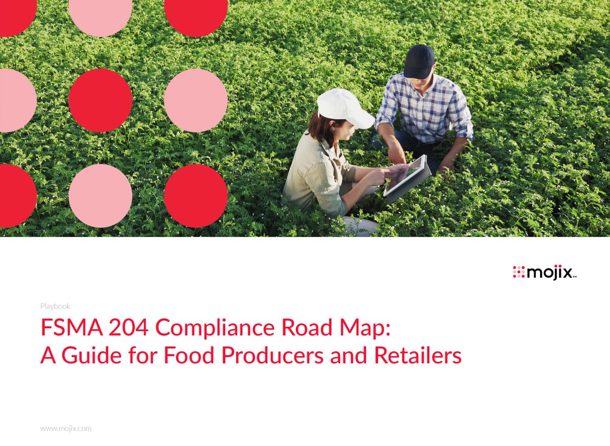 Are you ready for FSMA 204? Mojix provides the information you need to safeguard your organization and achieve traceability compliance with the Food Traceability Rule.
Download Now: mojix.com/download_fsma2…