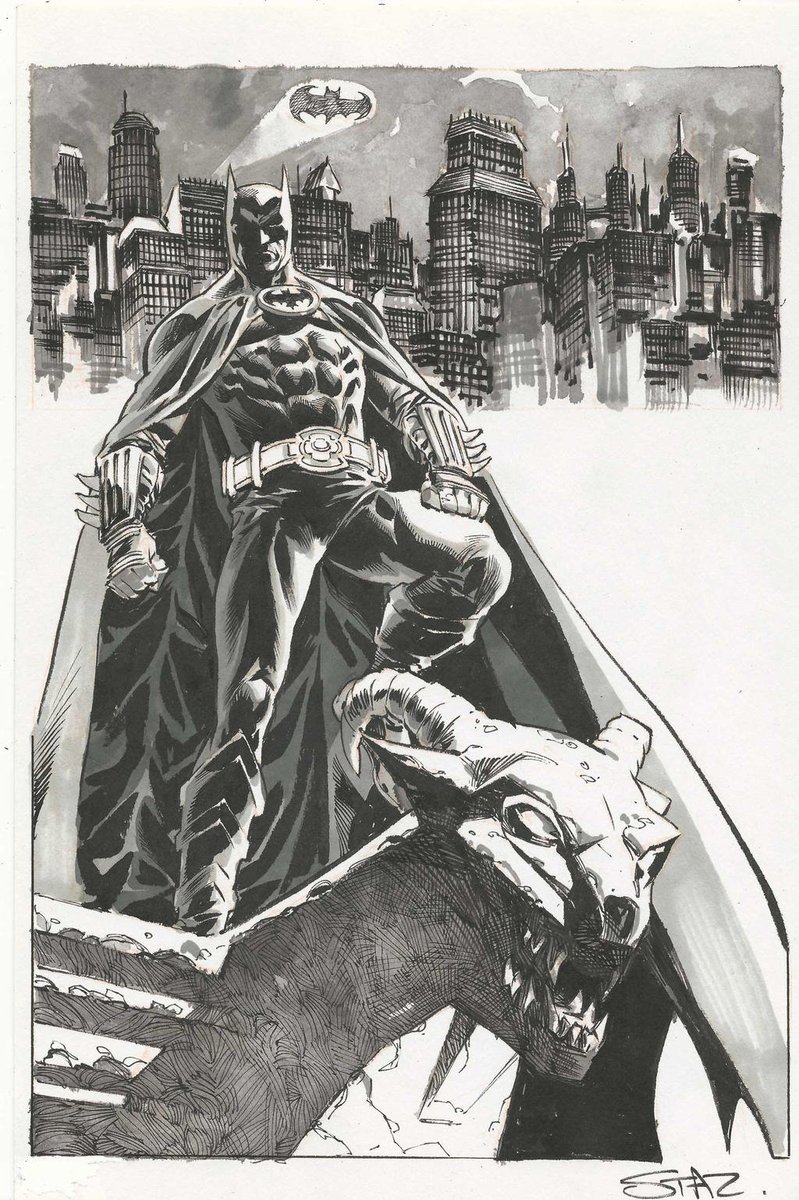 Michael Keaton Batman Artwork by @StazJohnson