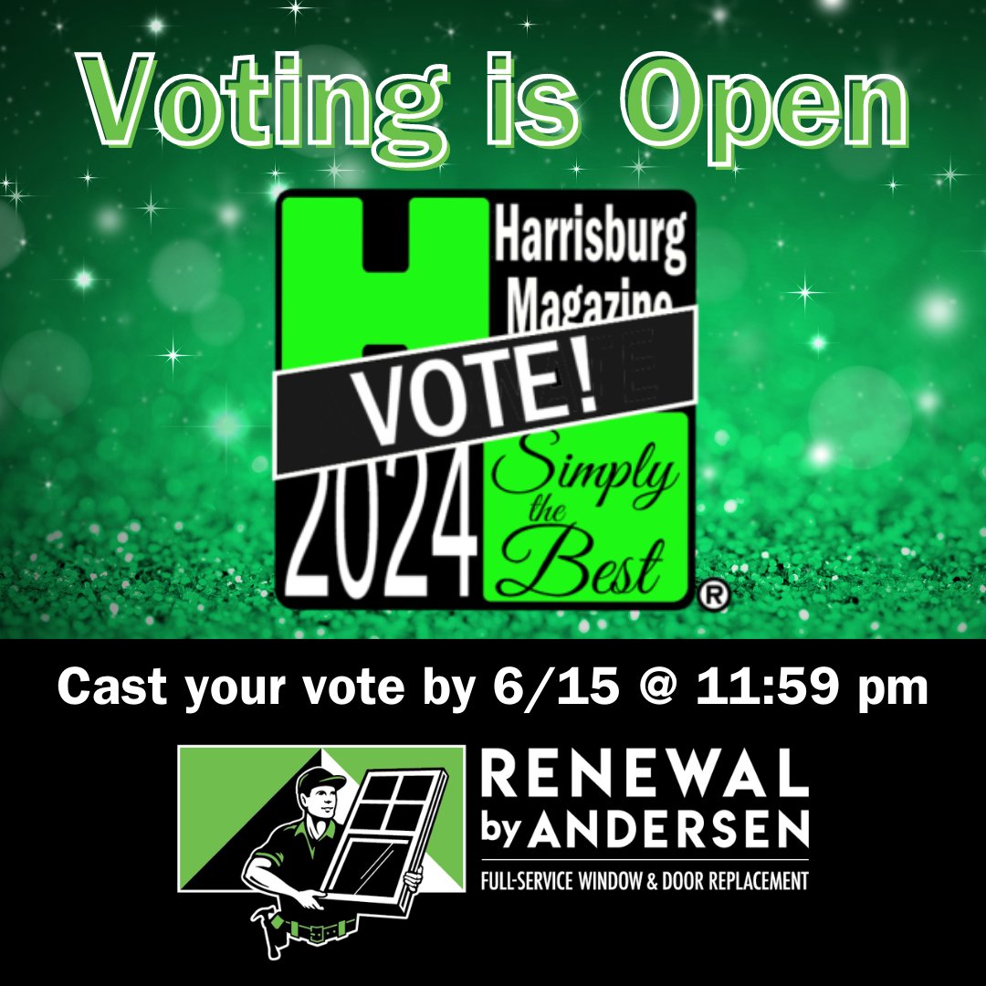 We are grateful to you for nominating us! Please take a moment to vote for us before it closes on June 15th. harrisburgmagazine.com/simply-the-bes… #Differencemakers #RenewalCares #SimplytheBest2024