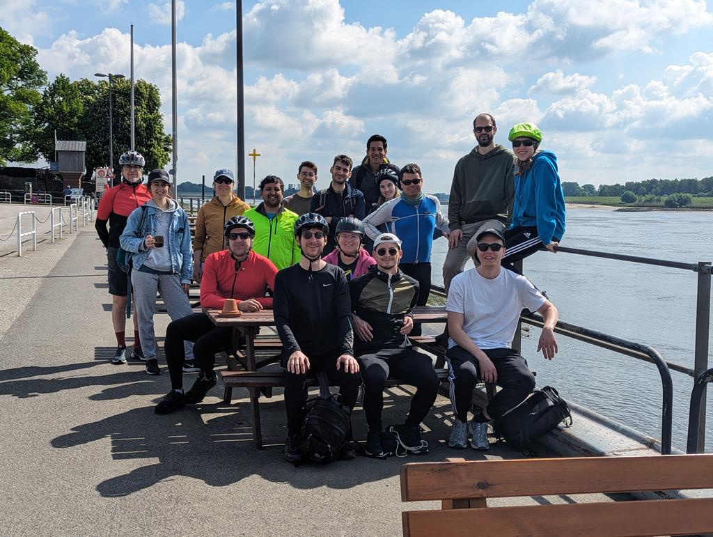 Yearly Observatory bike trip under way. Today we're cycling to Lüneburg.