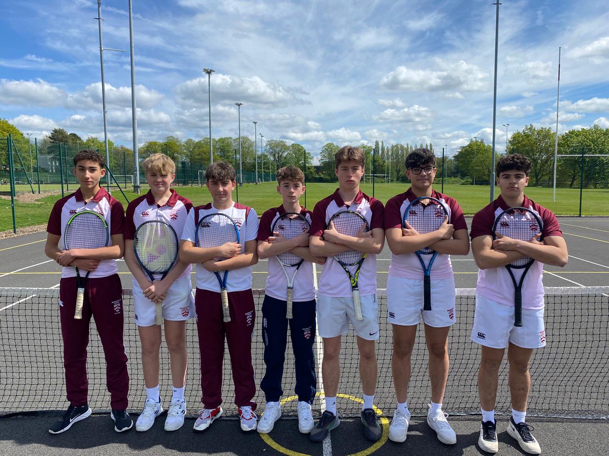 📸 The Senior boys’ team following their fixture against Trent College on Saturday.

#BromsSport #BromsTennis #SchoolSport