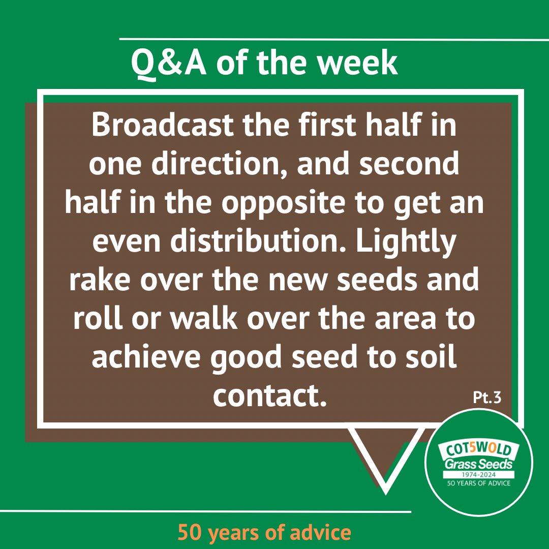 It’s that time again 🤩! Every week we select a FAQ & answer it here. Drop us a message with any questions you have 📧. #cotswoldseeds #farminguk #farmingindustry #agricultureuk #asktheexperts #backbritishfarmers #britishfarmers #seedsowing #sowingseeds #ukfarming #ukfarmers
