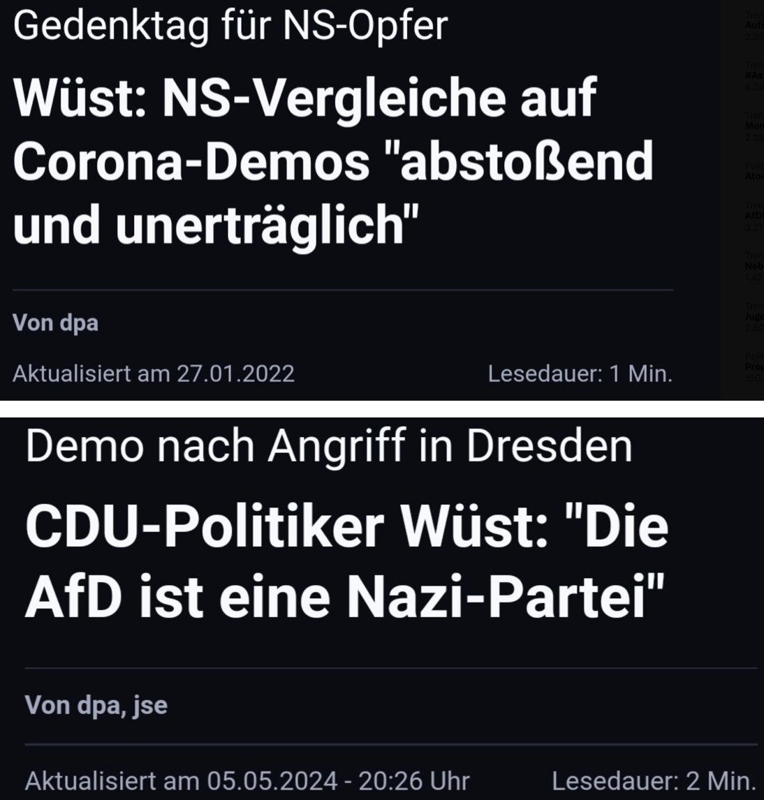 Die #Doppelmoral wird immer unerträglicher. Man kann nicht mehr so viel essen, wie man kotzen möchte. #Wüst