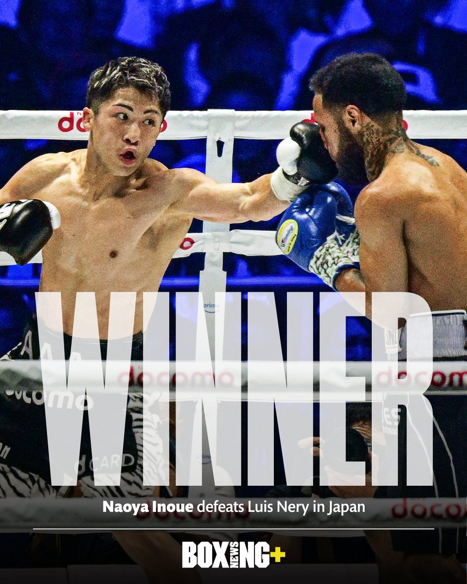 💥 After being knocked down in the first round, @naoyainoue_410 comes back to score a sixth round stoppage victory over Luis Nery. What did you make of Inoue's performance? 🤔 #InoueNery