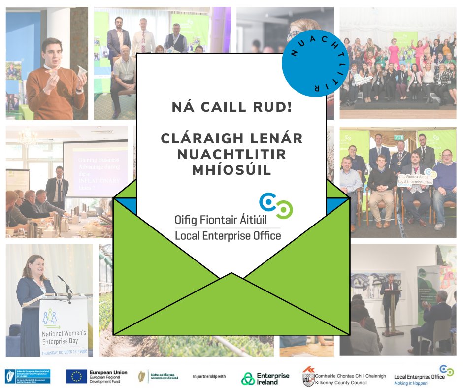 Ná caill rud! Cláraigh lenár nuachtlitir mhíosúil ➡️ loom.ly/6VpSWcs