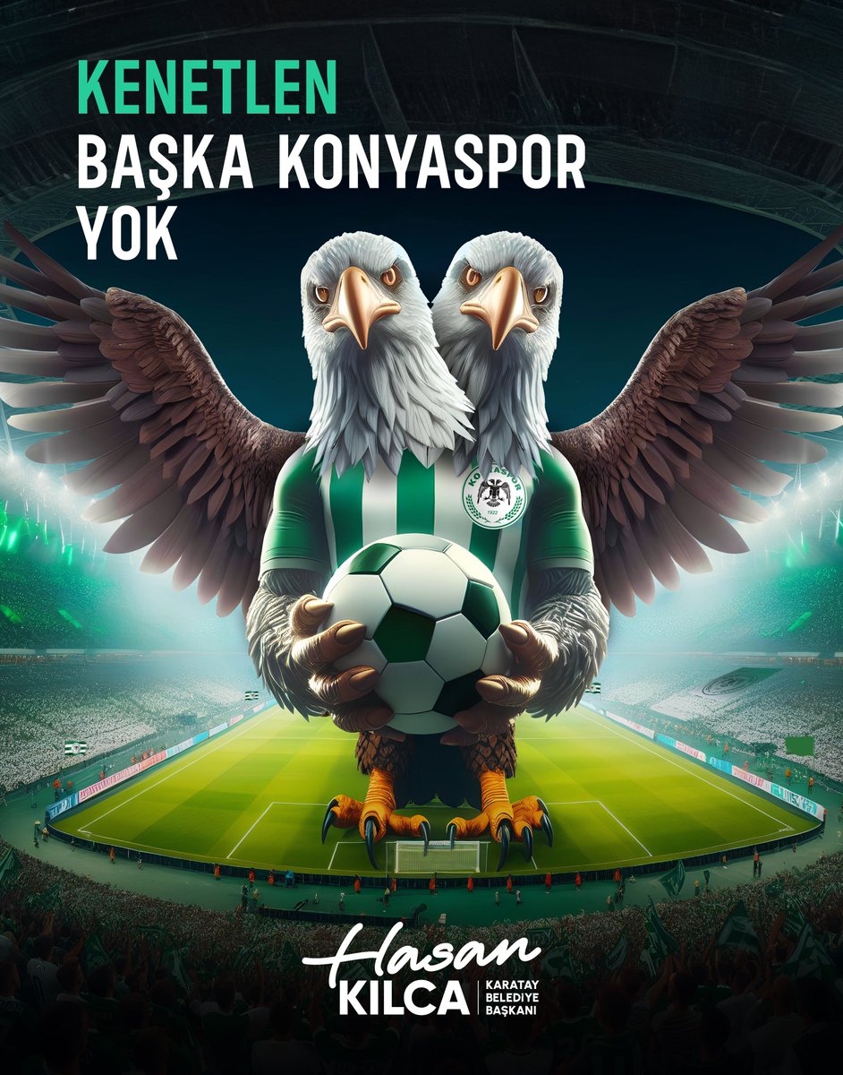 Şanlı Anadolu Kartalı Konyaspor’umuza bu akşamki Fenerbahçe müsabakasında başarılar diliyorum. #KenetlenBaşkaKonyasporYok