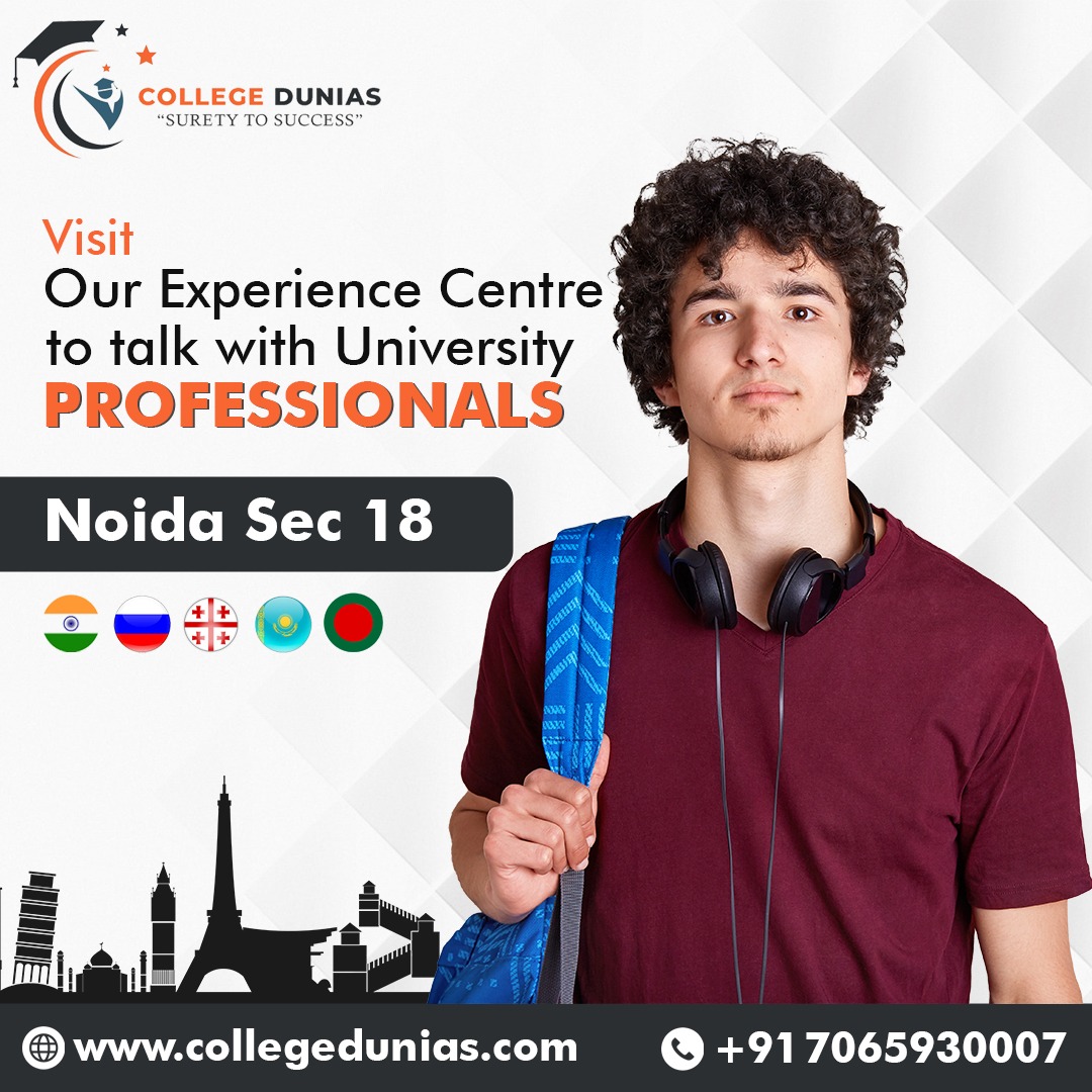 Unlock your academic journey at Collegedunias' Experience Centre! 🎓 Connect with university professionals firsthand and explore your future educational opportunities.

#mbbs #mbbsabroad #mbbsinabroad #mbbsconsultants #educationalconsultant #educationconsultancy #mbbsstudent