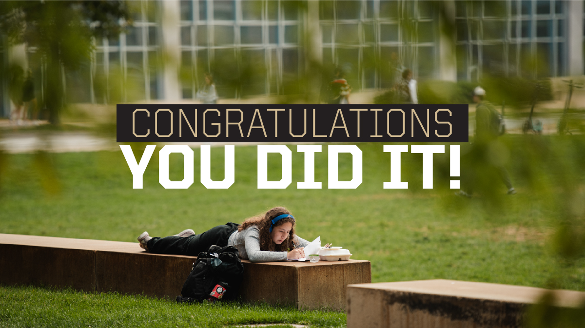 🚂 You made it Boilermakers! 🚂 We're so proud of all of your hard work this semester! Now take a much deserved break- you've earned it. #Boilermakers #Science
