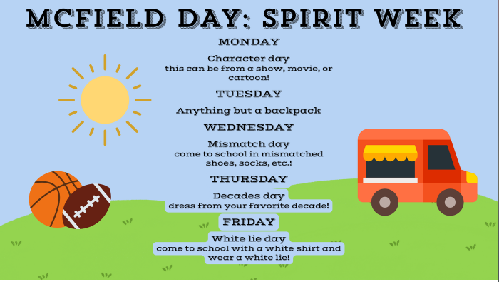 Last spirit week of the year!