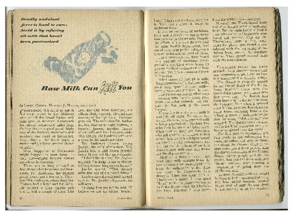 1945: Coronet published “Raw Milk Can Kill You,” blaming raw milk for an outbreak of brucellosis in Crossroads, USA - killing 1/3rd of the inhabitants. But there was no town called Crossroads. The story was a fabrication. The lies about raw milk continue.  bit.ly/3UsFZDu