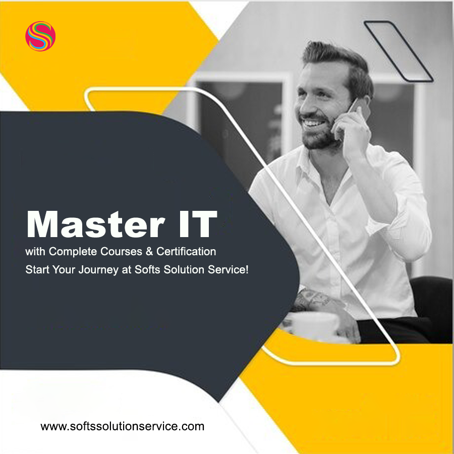 🚀 Elevate Your Skills with Expert-Led IT Training! 🌟
#masterit #techcareers #itcertification #softssolutionservice #informationtechnology #techtraining #careerdevelopment #skillup #techeducation #learncoding #softwaredevelopment #networksecurity #datascience #webdevelopment