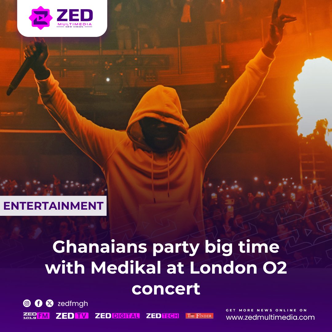 🎭 ENTERTAINMENT:Ghanaians party big time with Medikal at London O2 concert.

Full story: zedmultimedia.com/2024/05/05/gha…