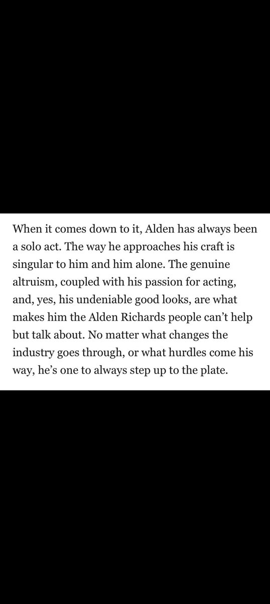 This part of  this  Interview thou 🙌

#ALDENRichards  . @aldenrichards02