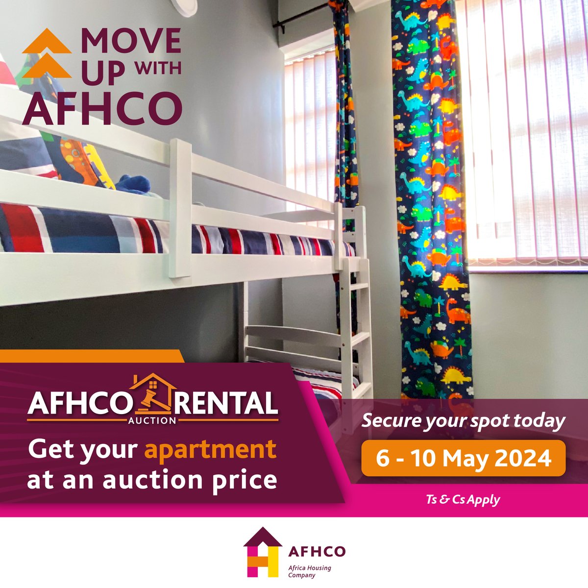 The Rental Auction has begun! Bid for your dream home at an affordable price. #Rental #AFHCORentalAuction #innercityrentals #cityliving #MoveUp #StaywithAFHCO #apartmentstolet #MoveUpwithAFHCO #AFHCO #propertymanagement #rent #apartments #johannesburg #gauteng #property