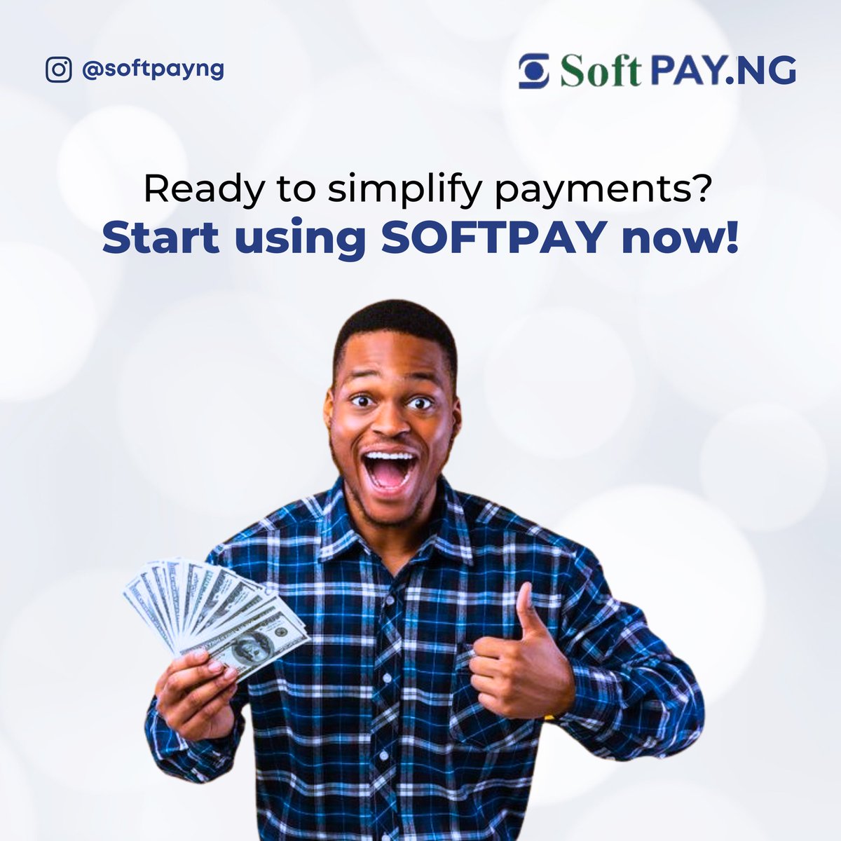 Experience effortless payments anytime, anywhere.
Unlock seamless transactions with Softpay, your ultimate payment solution. 

#paymentsolution #seamlesstransactions #softpay #paymentsimplified