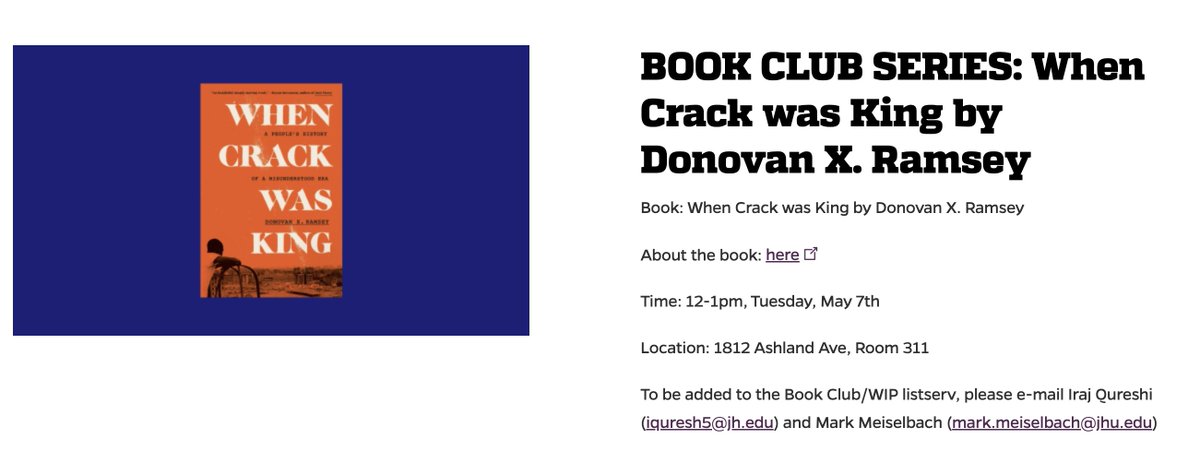 Join us tomorrow (Tuesday) for our final book club event of the year (lunch will be served!)