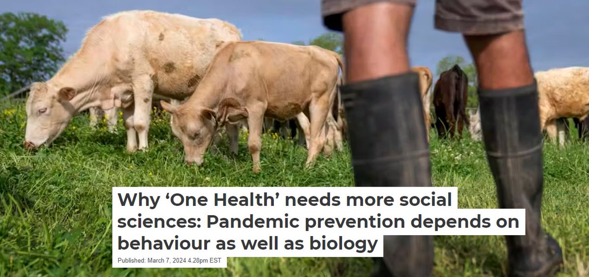 One Health - U of Guelph (@onehealthuofg) on Twitter photo In this <a href="/ConversationCA/">The Conversation Canada</a> article, <a href="/kaylee_byers/">Kaylee Byers, PhD</a> et al. assert that we need to recognize the critical role of social sciences if we are to meaningfully integrate #OneHealth into primary pandemic prevention in Canada: tinyurl.com/488p8sm3 In this <a href="/ConversationCA/">The Conversation Canada</a> article, <a href="/kaylee_byers/">Kaylee Byers, PhD</a> et al. assert that we need to recognize the critical role of social sciences if we are to meaningfully integrate #OneHealth into primary pandemic prevention in Canada: tinyurl.com/488p8sm3