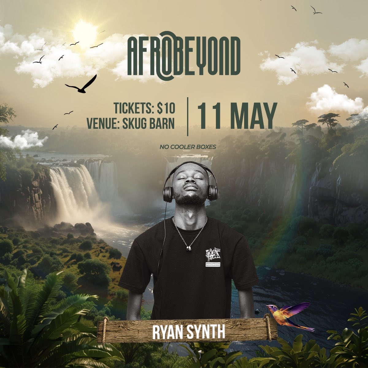 If you thought we are leaving out the City of Kings and Queens on our 1 year anniversary, here’s your surprise

<a href="/RyanSynth/">El Jéfe</a> is back again to close off the show!

#AfroBeyondZW | <a href="/skug_barn/">Skug_Barn</a> | 11 May 2024 | Tickets $10

House music to the 🌍