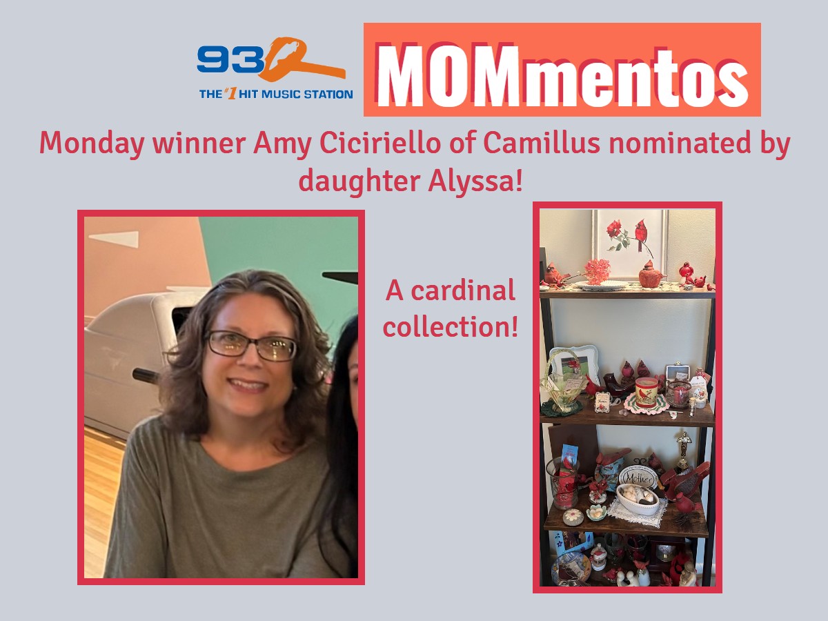 Congratulations to our @93QSyracuse MONDAY MOMmento winner! Get those entries in! Thanks to our sponsors @hwilsonjewelers @KinneyDrugs @syrfoodtrucks The Floral Gardens and Stanley Law! See more: 93q.com/2024/04/29/win…