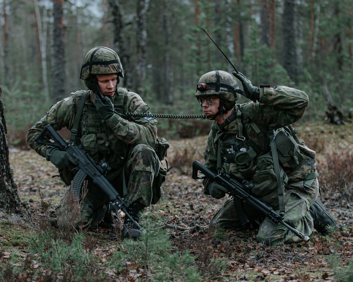 Finnish Army troops at exercise Arrow 24 (May 2024)