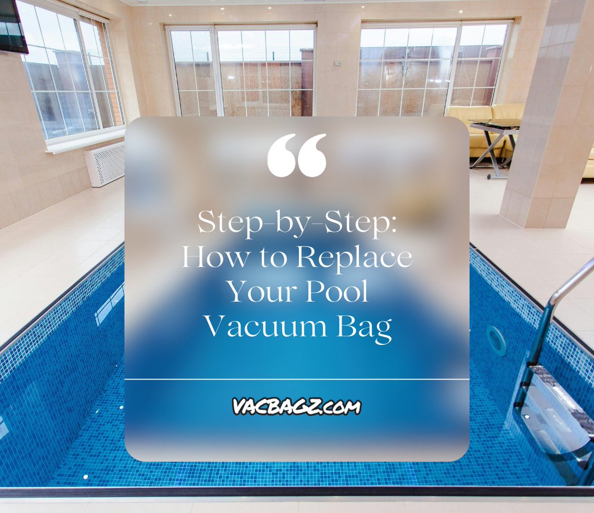 Step by Step: How to Replace Your Pool Vacuum Bag!
Is your pool ready for a refresh? Don't let a full vacuum bag slow down your swimming fun! Check out:
vacbagz.com/blogs/news/ste… 
 #vacbagz #PoolMaintenance #DIY #HomeCare #SummerPrep #PoolCleaning #EasySteps