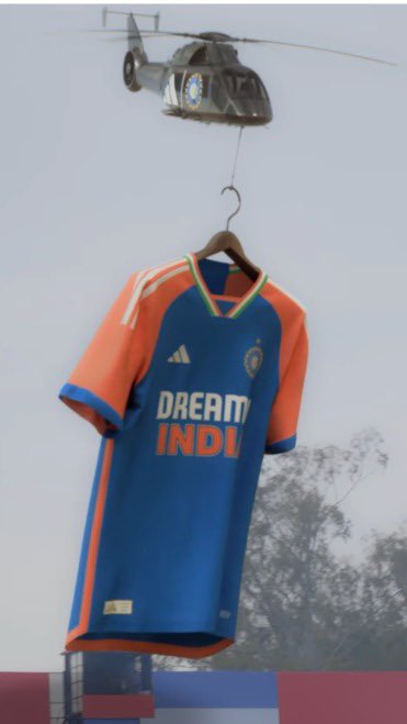 TEAM INDIA'S NEW T20 WORLD CUP JERSEY 💙 🇮🇳 📷: AdidasIndia Instagram #TeamIndia #IndianCricketTeam #T20WorldCup2024 #T20WorldCup