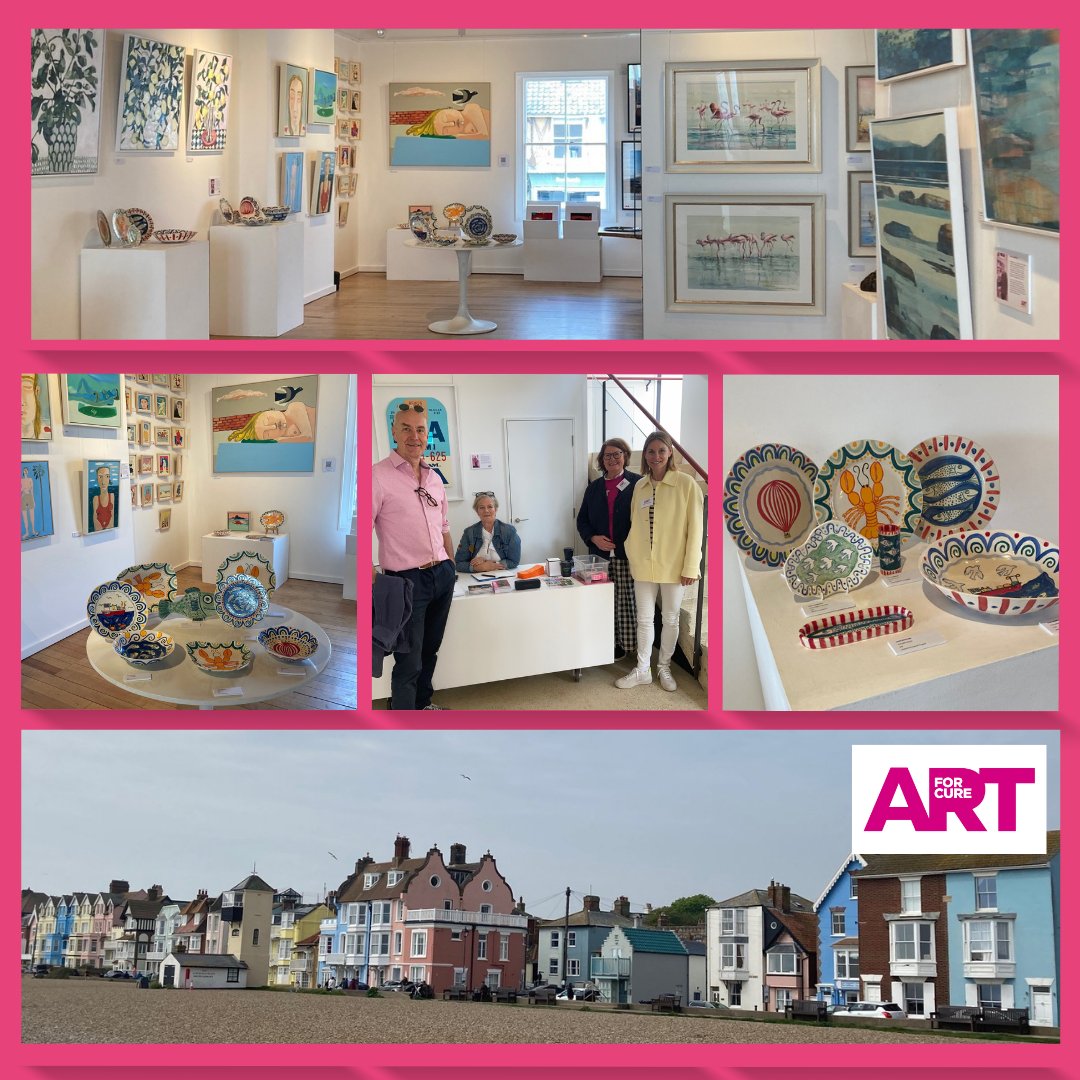 JOURNEY - the latest Art For Cure exhibition - is well worth the trip! At Ballroom Arts, 152a High Street, Aldeburgh, Suffolk, IP15 5AQ till Tues 7th May 9.30am to 6pm. Raising money for #breastcancer research & support services, a fantastic event for a great cause. @artforcure