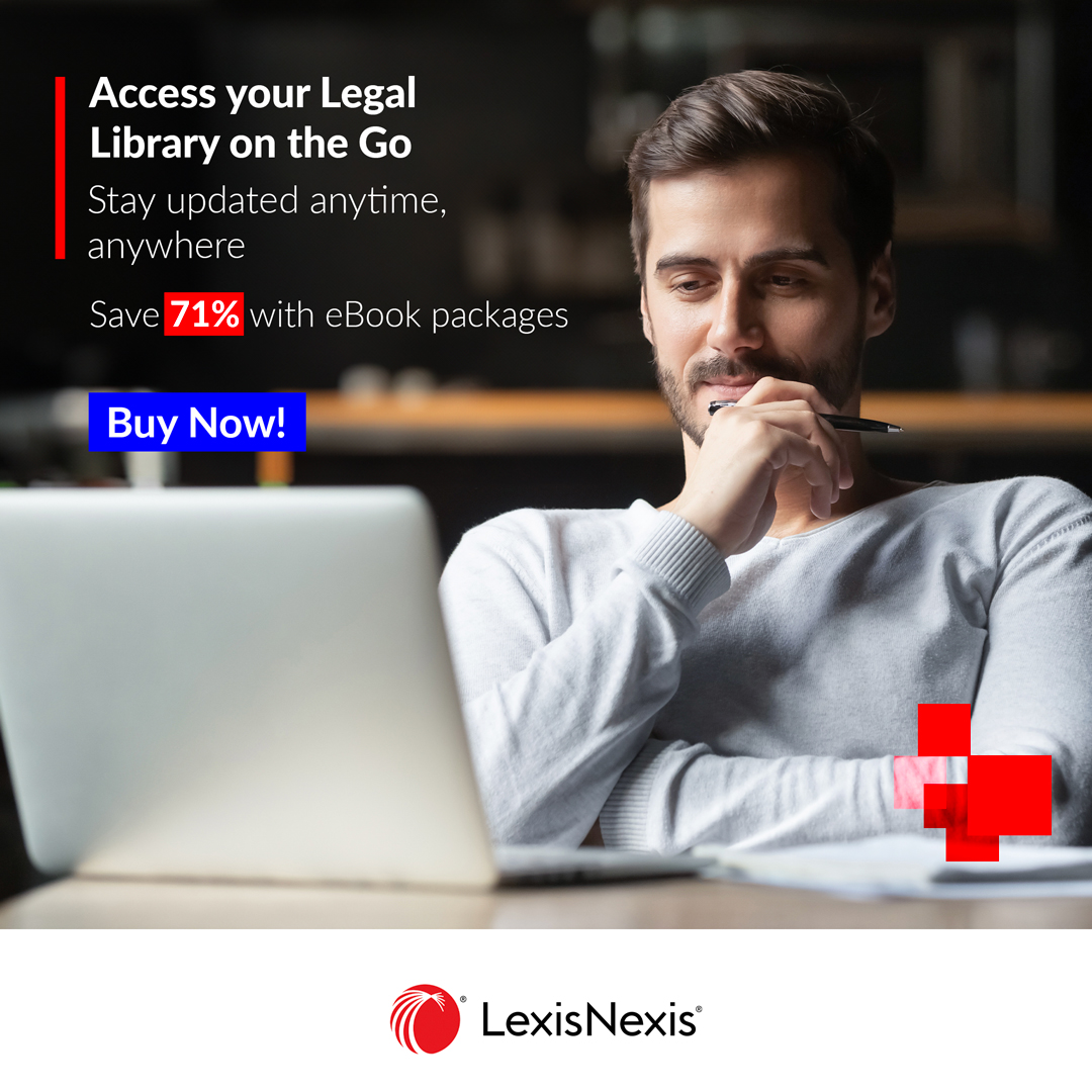 Build your personalized digital library with LexisNexis eBook packages: bit.ly/44xbpwY

#LexisNexisIndia #GoDigitalwithLexisNexis #godigital #digital #goonline #ebooks #lawbooks #legalindustry #indianlaw #ebookpackage #subscriptionpackage