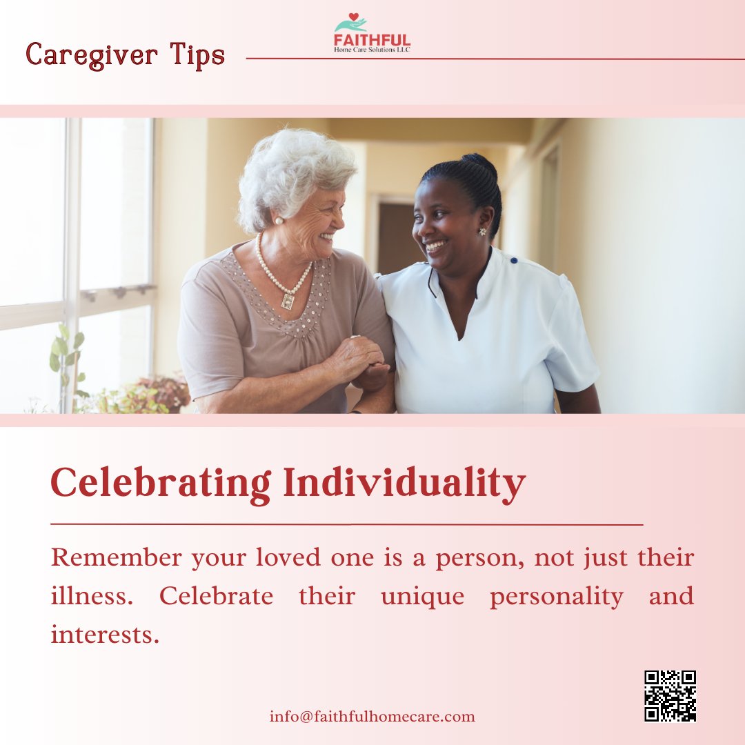 Beyond the diagnosis, the person remains! 🥰

🌟 Celebrate your loved one's individuality and keep their spirit alive. 💖

#personcenteredcare #caregivingwithlove #caregivertips